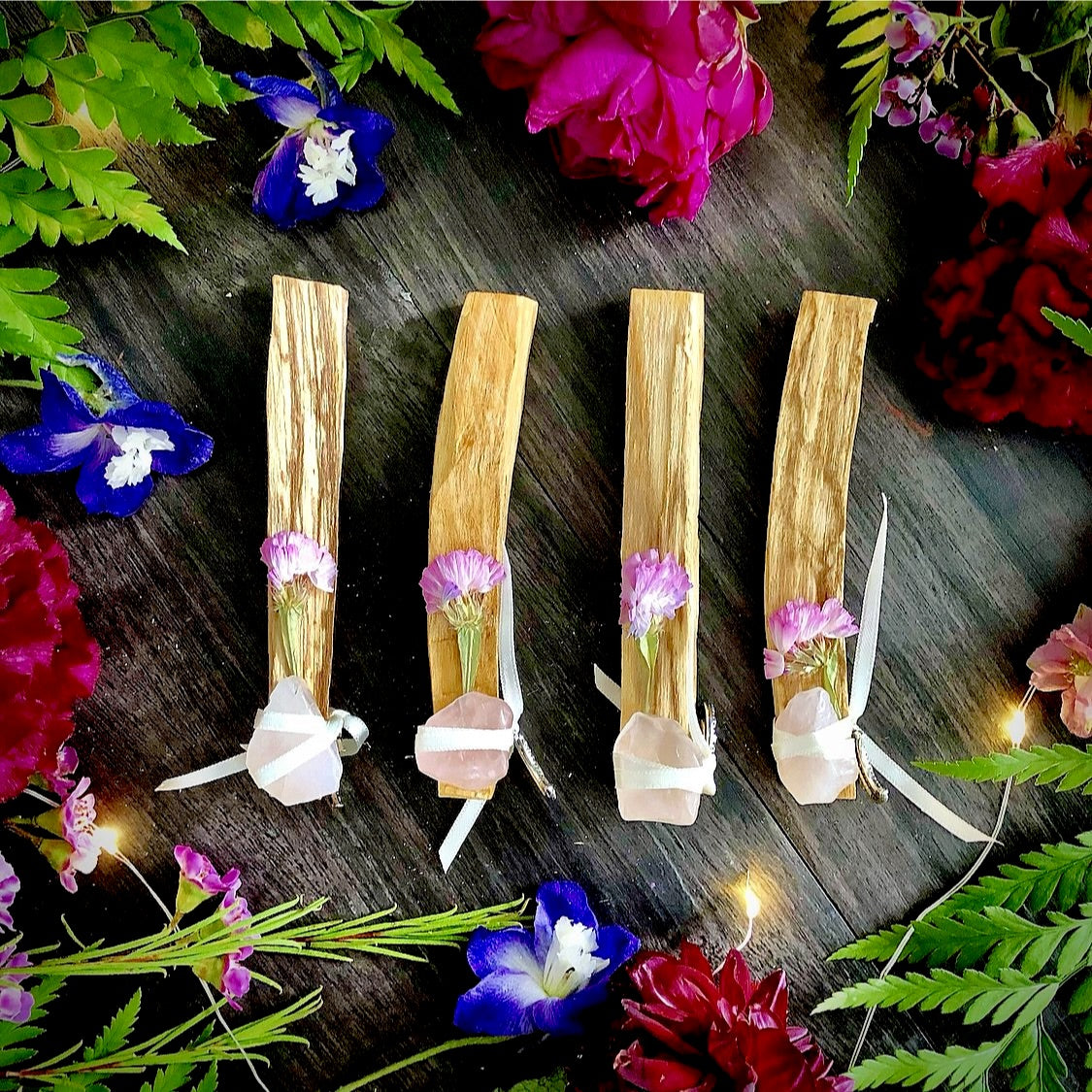 Divinity Wand | Palo Santo & Rose Quartz