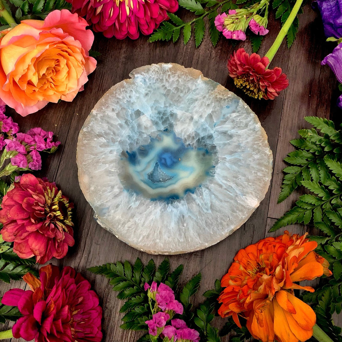 Agate Smudge Dish