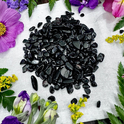 Black Tourmaline | Crystal Chips