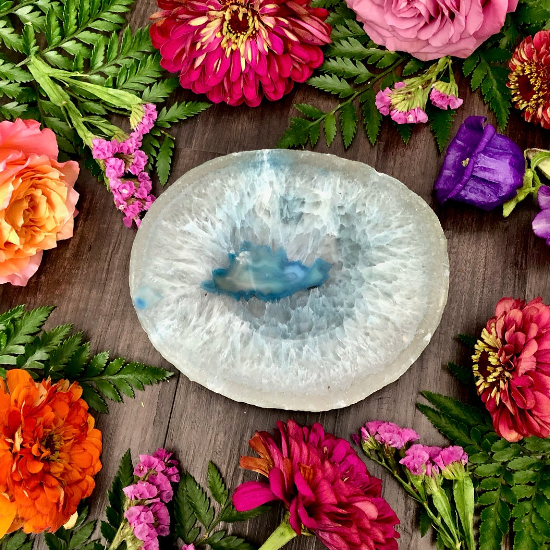 Agate Smudge Dish