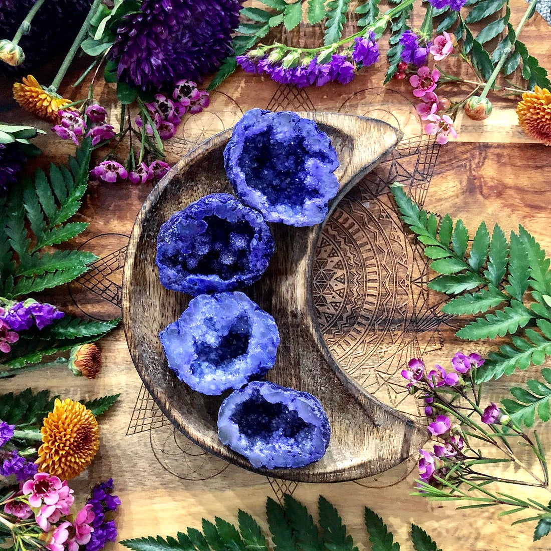 Agate Druzy Occos | Mystic Purple
