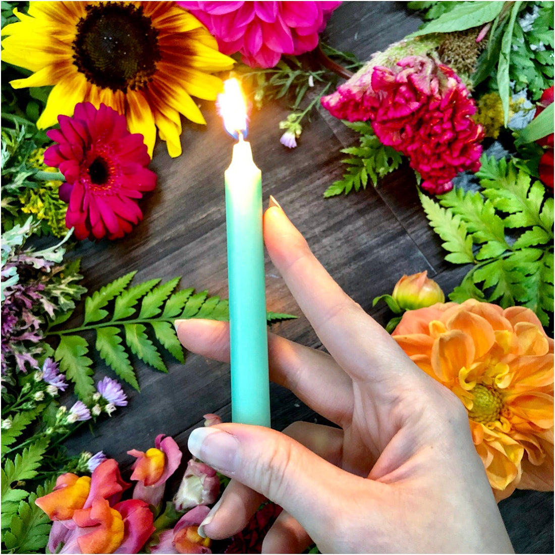 Spell Candle | Mint Green