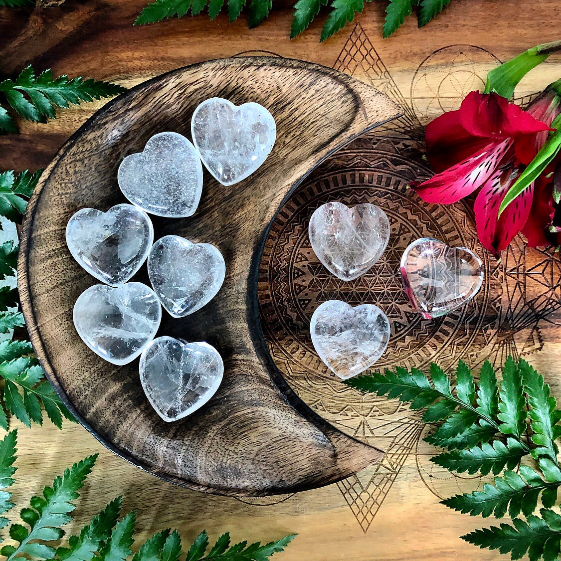 Clear Quartz Heart