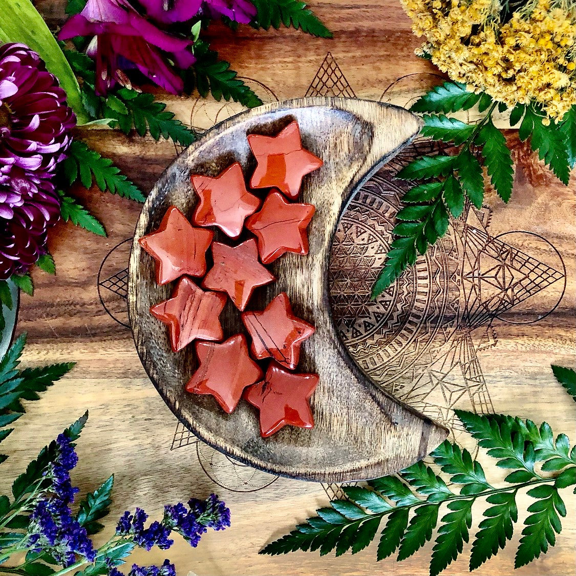 Red Jasper Star