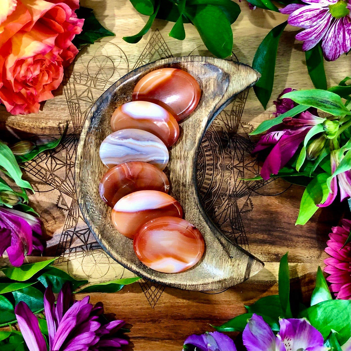 Carnelian Worry Stone