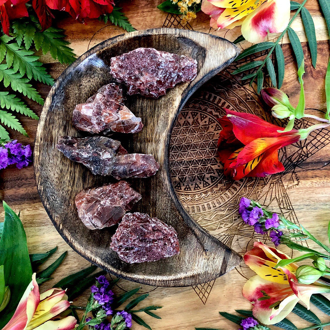 Red Calcite | Raw Gem ~ Mini