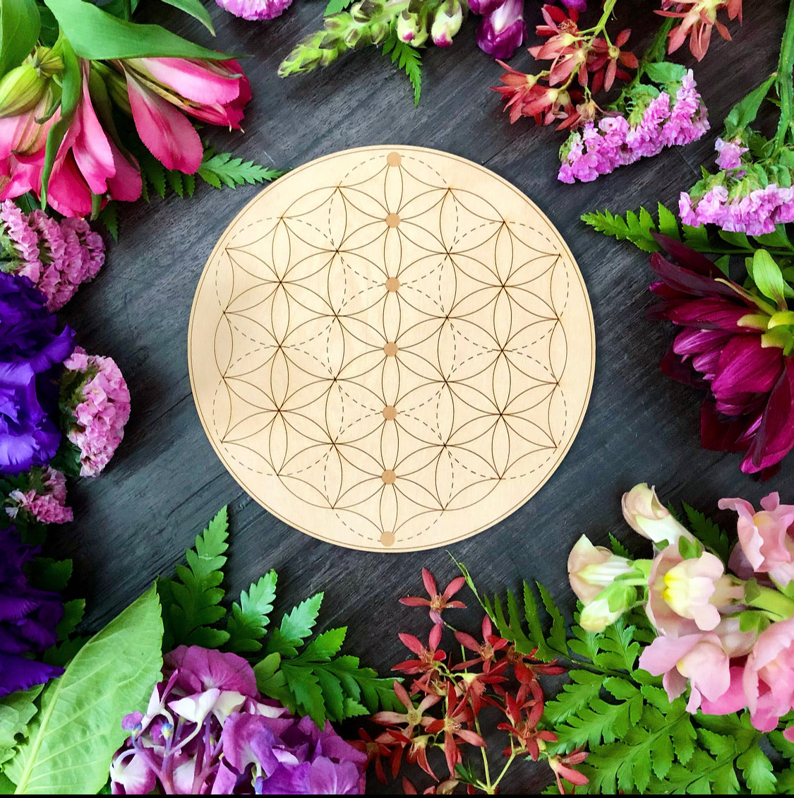 Crystal Grid | 7 Chakra Flower Of Life