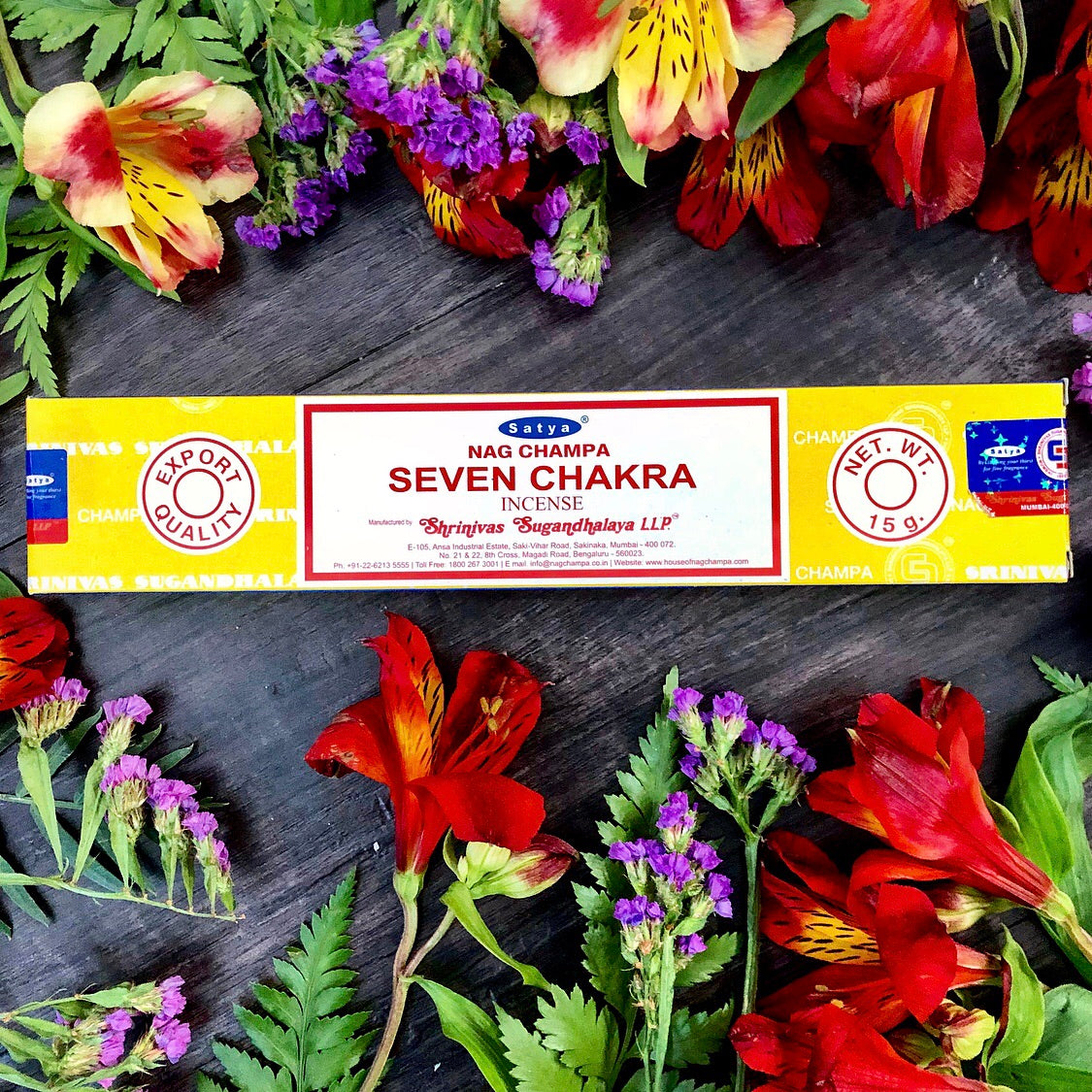 Satya Incense ~ Seven Chakra