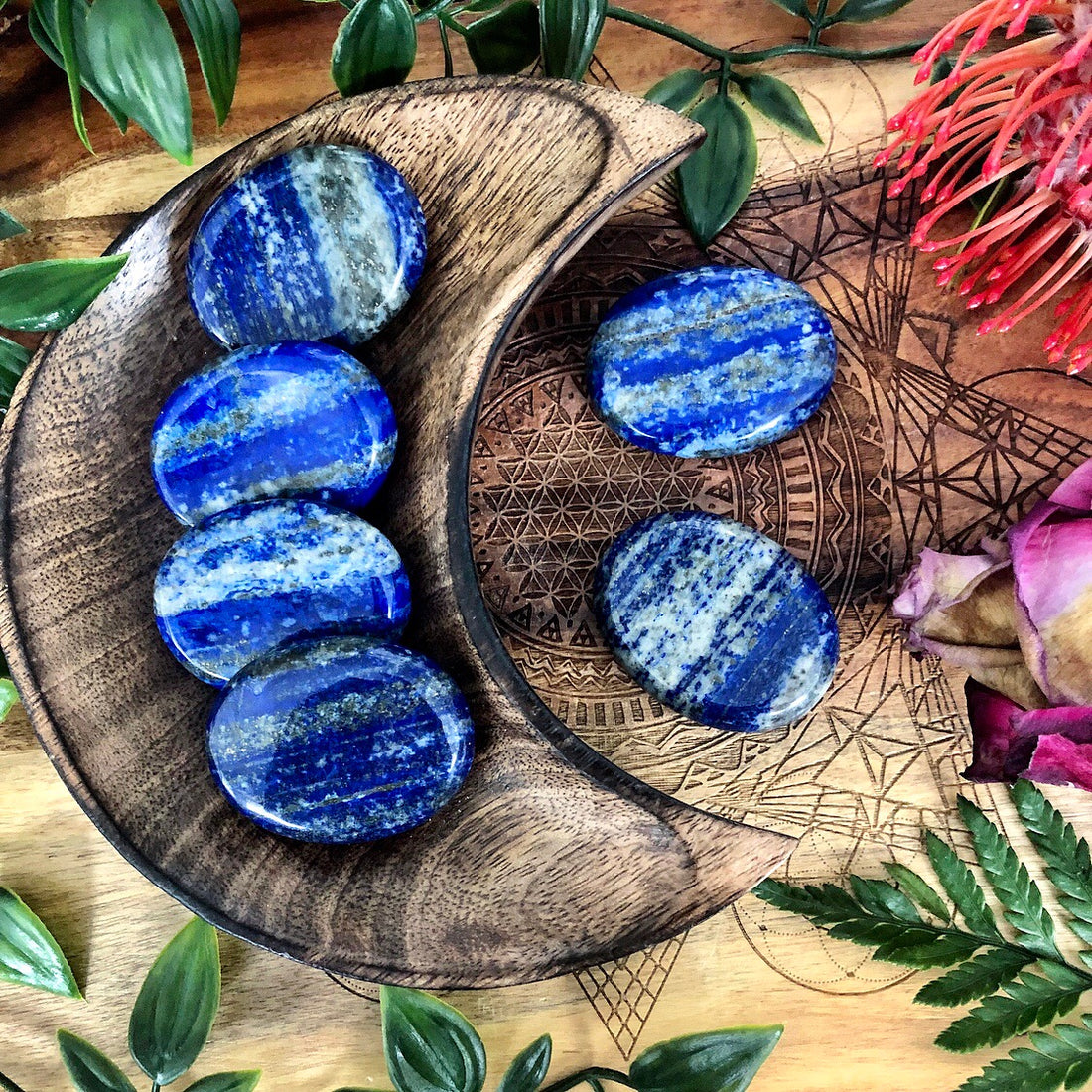 Lapis Lazuli Worry Stone