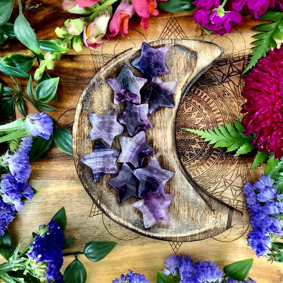 Purple Fluorite Star